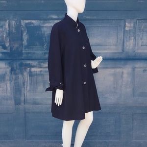 J Hilary Vintage Pure Wool Luxury Over Coat w/Beautiful Drape